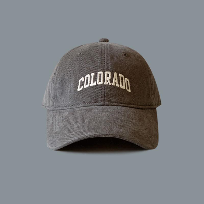 Letter Embroidered Baseball Cap for Women New Wide Brim Big Face Showing Small Big Head Circumference Men's Hat Versatile
