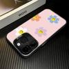 Blue Flowers Case For Iphone 16 Pro Cover For Iphone 15 14 13 12 11 Pro Max Cover Funda Bumber Coque 16 Pro 16E Case