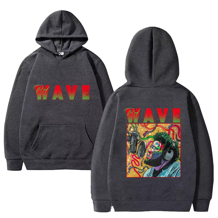 Hip Hop Rod Wave Aesthetics Graphic Hoodie Autumn Winter Men Women Fashion Y2k Streetwear Unisex Fleece Long Sleeve Sweatshirt