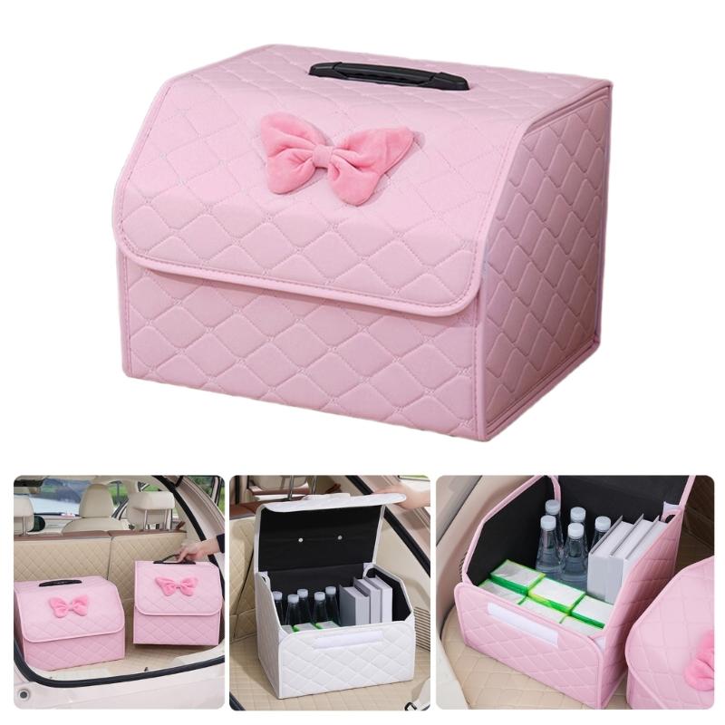 Compact Portable Car Trunk Organizers Foldable Car Trunk Storage Box Enhances Interior Vibrancy Boosts Trunk Tidiness