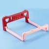 Wall Hanging Washbasin Rack Bathroom Foldable Punching Free Storage Shelf Supplies Pink