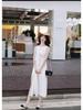 Sleeveless High-Waist White Dress: Elegant French Style for Spring & Summer