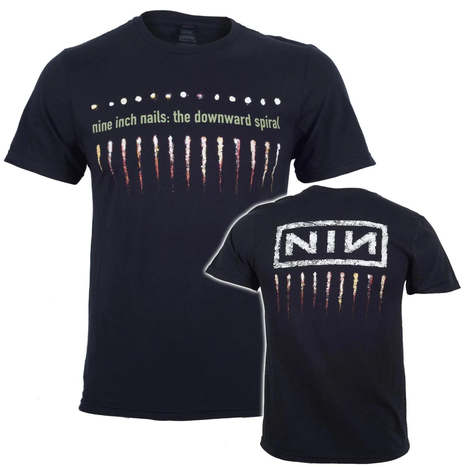 

Официальная футболка Nine Inch Nails Downward Spiral NIN Черная S M L XL XXL Новая XL
