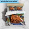 3PCS Pink Cat Man Horse 3pcs Bedding,Including 3PCS Duvet Cover And 2pcs Pillowcases Perfect for Christmas,Ideal for Bedroom, Dormitory
