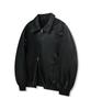 Standarderror 87-Stan058 Raglan Leather Blouson Jacket Black