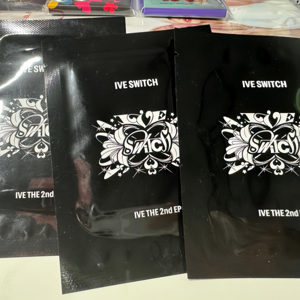Ive Switch Minini Line Friends Photocard 1 Pack (3 Sheets) Unopened (Domestic Shipping)