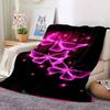 Pink Butterflies Flannel Blanket Throw Blanket Soft Warm Sofa Bed Camping Car home Decor Unique Christmas Gift C9301950