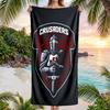 Crusader Fashion Beach Towel: Ideal for Summer Adventures Soft, absorbent and quick drying suitable for swimming and bathing