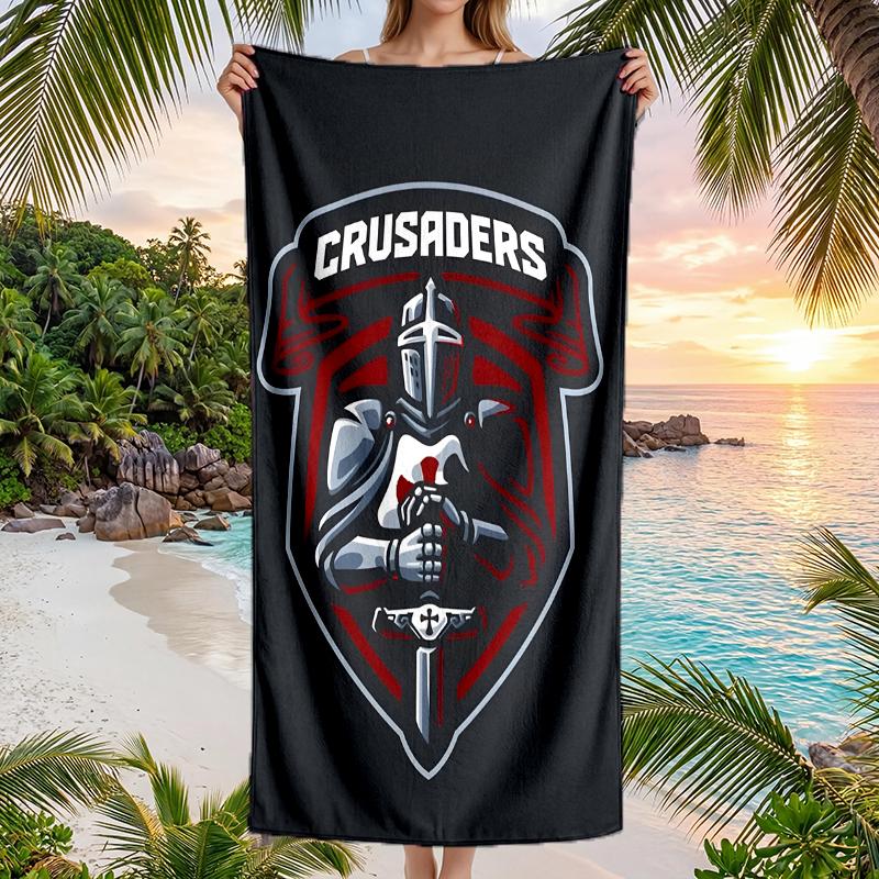 Crusader Fashion Beach Towel: Ideal for Summer Adventures Soft, absorbent and quick drying suitable for swimming and bathing