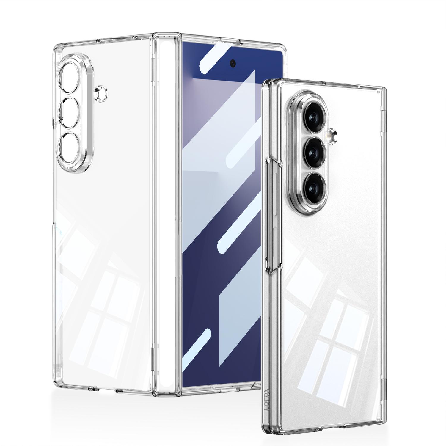 

Чехол для Samsung Z Fold 7 Прозрачный С Передней Пленкой Чехлы Мобильного Телефона Задняя Полная Крышка Galaxy Z Fold7