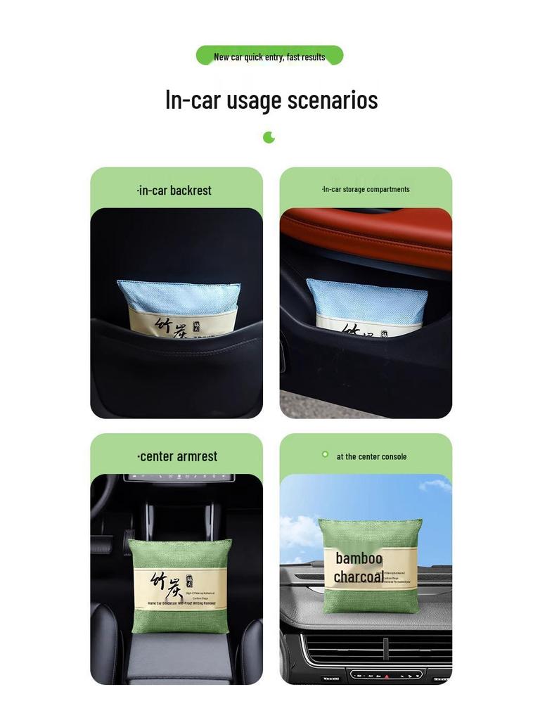 Activated Bamboo Charcoal Bag for Deodorizing and Absorbing Formaldehyde In Homes and Cars