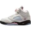 Air Jordan 5 Retro GS Medium Soft Pink Kids Sneakers White Black HQ7980-102