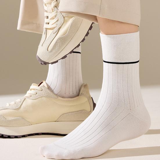 Męskie Skarpetki do Garnituru Bawełniane Antybakteryjne Prążkowane Skarpetki za Kostkę Oddychające Antyzapachowe Skarpetki Casualowe do Biznesu Sportu na Wszystkie Pory Roku do Codziennego Noszenia