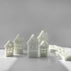 Heart House Silicone Mold for Candle Making Gypsum Silicone Mould Concrete Casting Aromatherapy Candle Resin Mold Clay