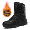 Men's Fleece-Lined Mid-Calf Snow Boots – Thick Sole for Winter Hiking