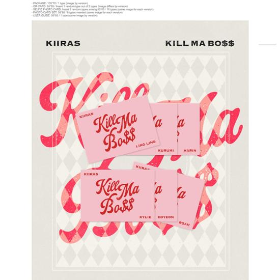 KIIRAS 1st Mini Album - ? KILL MA BO$$ (POCA.)- Release Date 2025-06-09