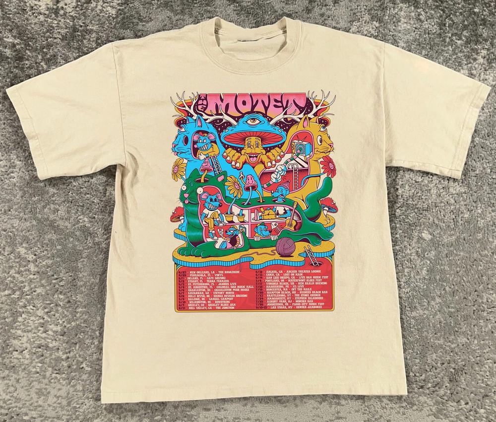 Trend The Motet Summer Tour 2025 Beige Shirt Gift For Fan PA266 Unisex T-Shirt S