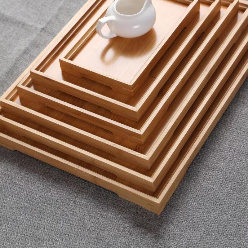 Rectangular Bamboo Serving Tray