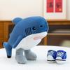 Shanhaijing shark doll wearing shoes shark plush toy tiger shark doll throw pillow rag doll