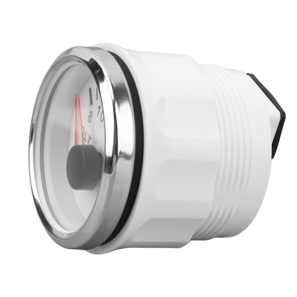 Waterproof Boat Voltmeter Colorful Backlight DC Voltage Gauge Pointer Voltage Gauge  RVs Use