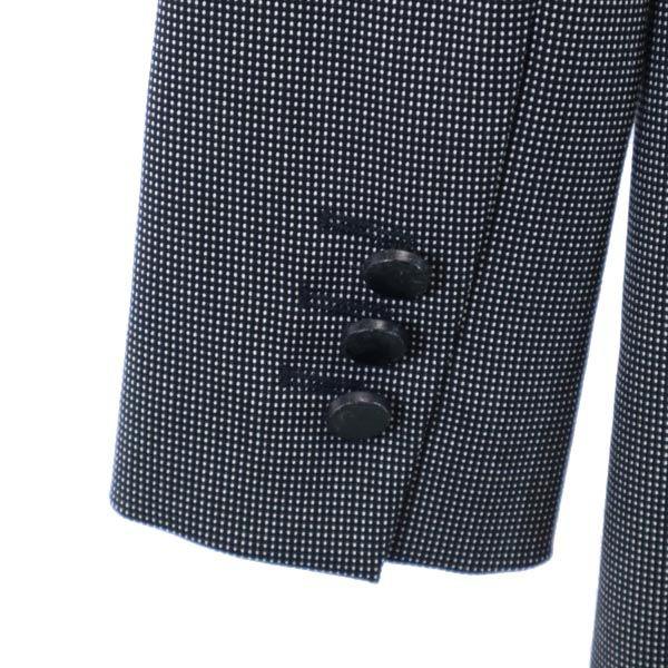 Emporio Armani Made In Italy Dot Tailored Jacket 36 Gray Women Used