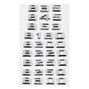 BKS2 Car Letter Sticker Rear Badge Embedding Emblem For Mercedes Benz B Class B35 B45 B63 B180 B200 B220 B250 B260 B300 Decoration