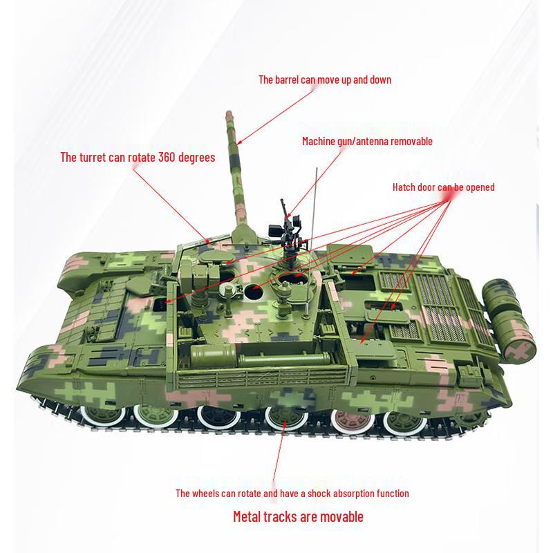 Ying Sha 1:30 Type 99 Tank Zinc Alloy Military Model