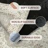 Semicircular Cartoon Cat Doormat, Non-slip Polyester Mat. Dirt-trapping, Indoor & Outdoor Use, Ideal Cat Lover Gift.