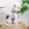Pet Dog Shirtdress Tartan Dresses for Cat Elegant Dogs Dresses Puppy Clothes Cats Costume Four Season Party Clothing