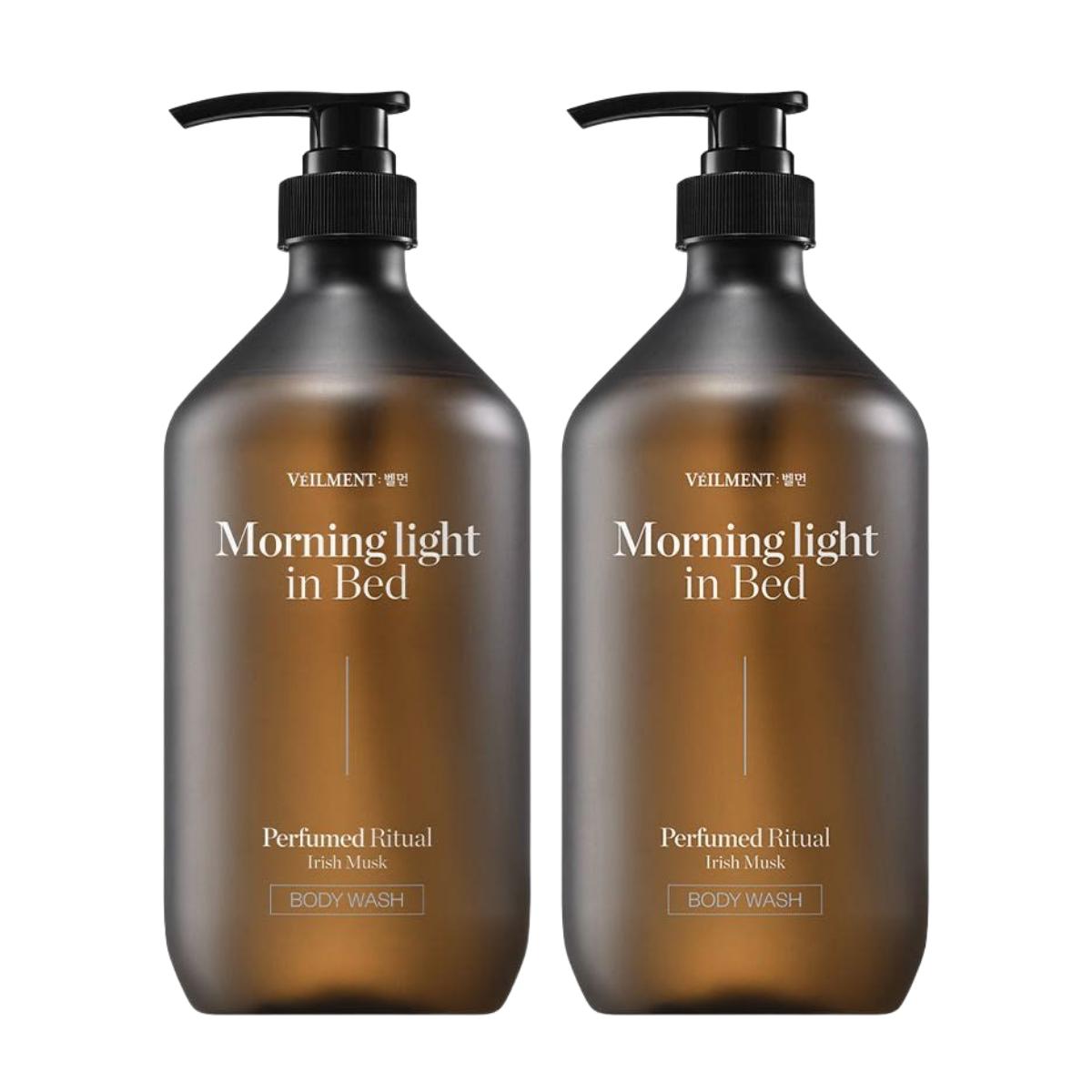 On The Body Veilment 24H Perfume Ritual Body Wash Morning Light in Bed Iris Musk 915ml x 2