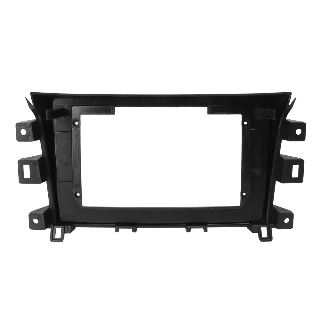 10.1in Car Stereo Radio Fascia Matte Black Dash Panel GPS Navigation Frame Replacement for NISSAN NAVARA 2014‑2015