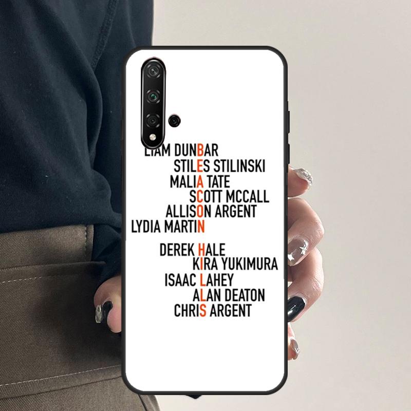 

Teen Wolf Beacon Hills For Huawei Nova 12i 11i 8i 12s 9 10 SE Y91 Y90 Y60 Y70 Y72 Y61 P20 P40 P30 Lite P60 Pro Case Huawei P20 Pro