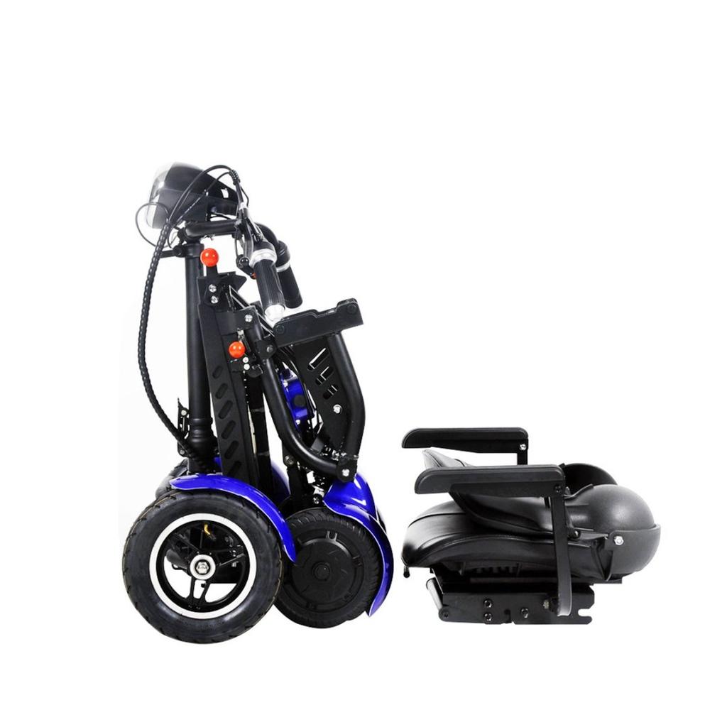 SUNNIGOO L3 Scooter Elettrico a 4 Ruote 500W36V18Ah Scooter Pieghevole Con Funzione di Retromarcia Adatto per Anziani