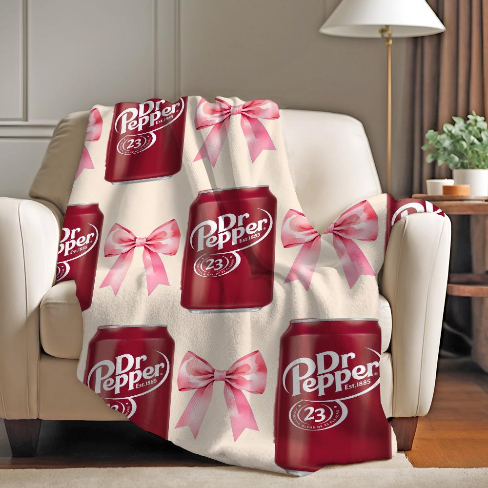 Marca Dr Pepper bevanda analcolica Coperta Morbida e Delicata sulla Pelle Per Divano Letto Riposino Copriletto Piumone per Tutte le Stagioni