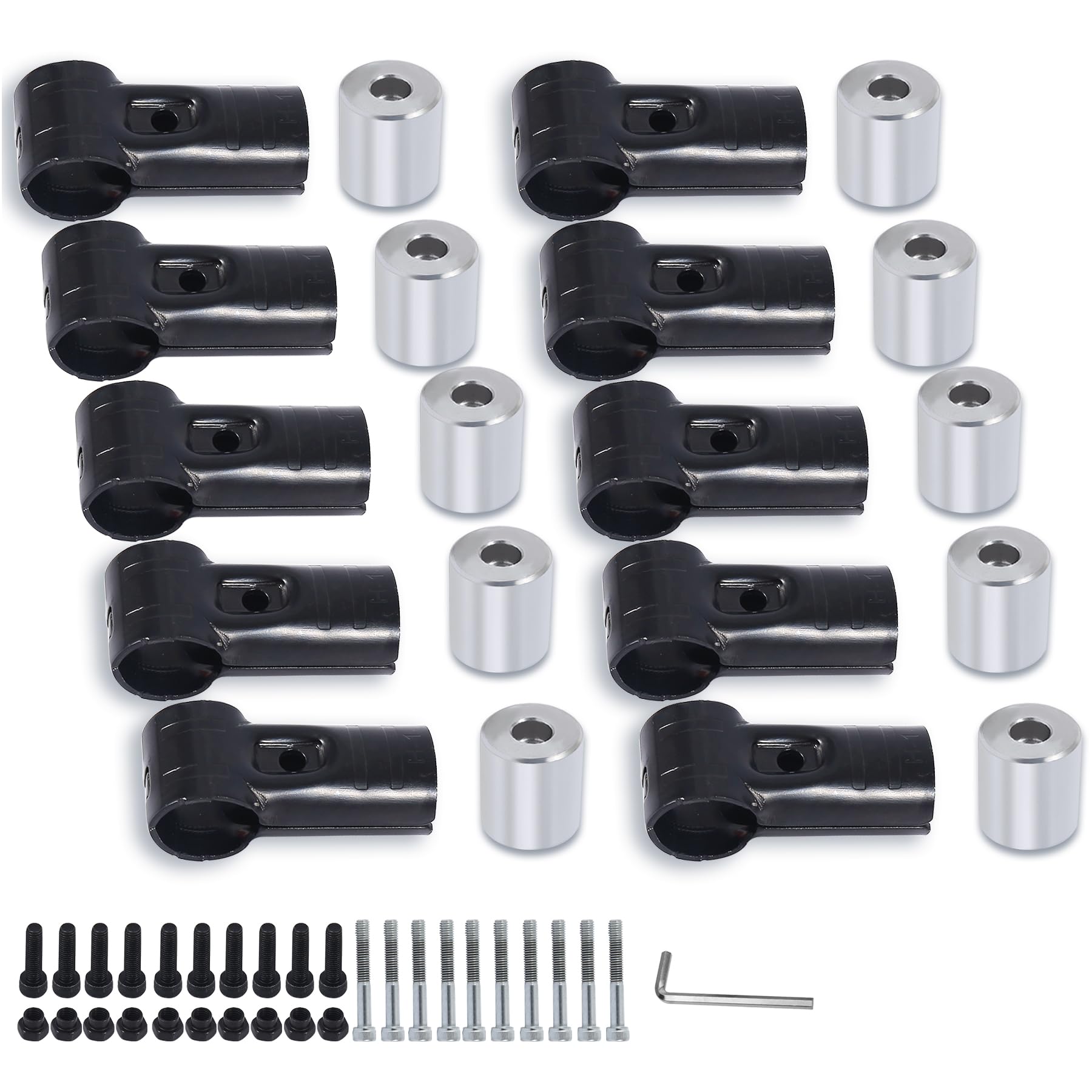 

Briskyjp of Erector Pipes for Car Roof Carrier Spacia and Erector Pipe Compatible with Hijet Metal NSJ-14 (Set 10) 28 Bars, Pipes, Attachments,