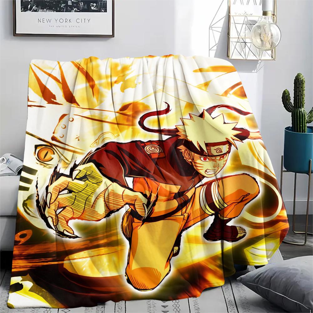 Naruto Naruto Anime Character Pattern Flannel Blanket, High Quality Comfortable for All Seasons, Home Decor, Warmth and Comfort, Perfect for Gifts.