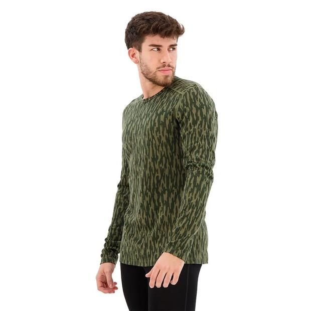 Icebreaker Базовый слой с длинным рукавом 200 Oasis Crewe Macro Forms Merino