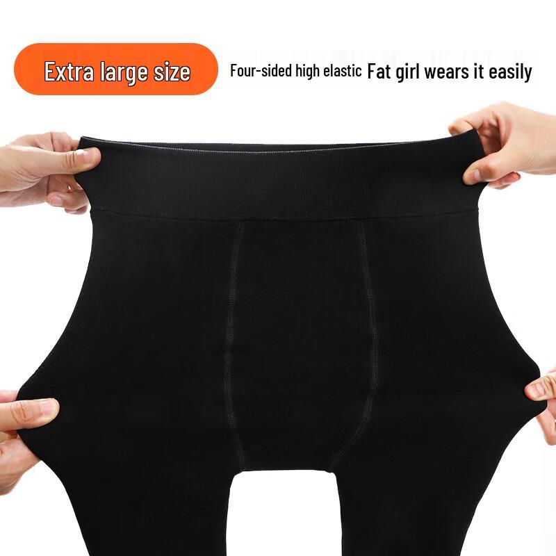 LANGSHA Women's Plus Size Thermal Fleece-Lined Leggings