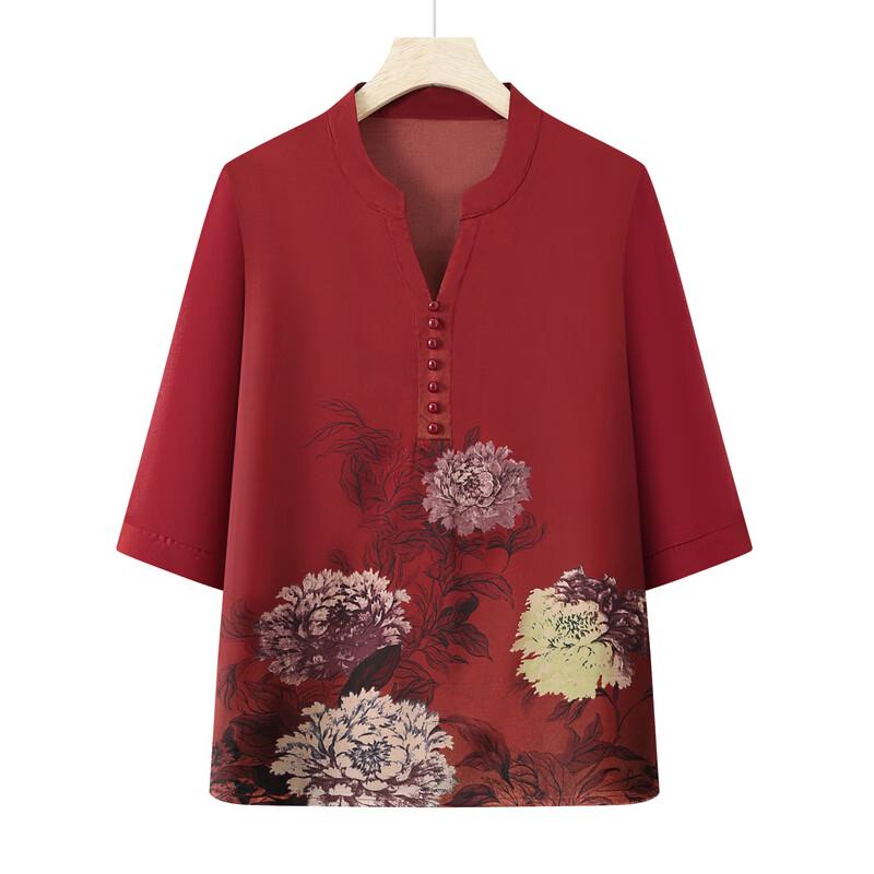 YUZHAOLIN Women's New Chinese Style Summer Blouse