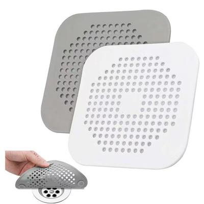 1/3 PCS Silicone Shower Drain Hair Catcher Mesh Shower Drain Covers Floor Sink Strainer Filter Hair Stopper For Bathroom Kitchen