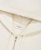 COVERNAT C Logo Zip-Up Hoodie Ivory