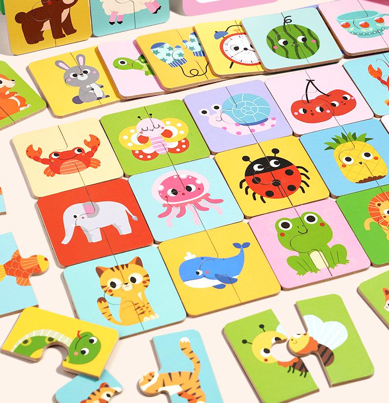 Toddler Animal Shadow Matching Puzzle - Parent-Child Interactive Educational Game