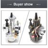 Alconstar- CNC Easy Adjust Air Fuel Mixture Screw Set Fit PWK Keihin Carb 21 24 26 28 30 32 34mm Motorcycle Dit Pit Bike ATV