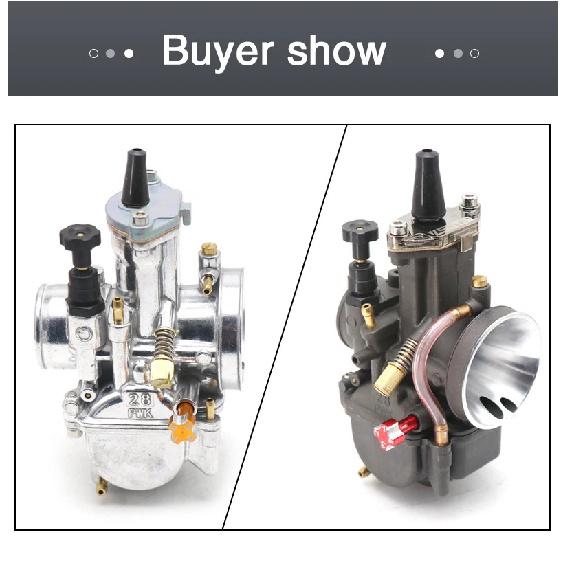 Alconstar- CNC Easy Adjust Air Fuel Mixture Screw Set Fit PWK Keihin Carb 21 24 26 28 30 32 34mm Motorcycle Dit Pit Bike ATV