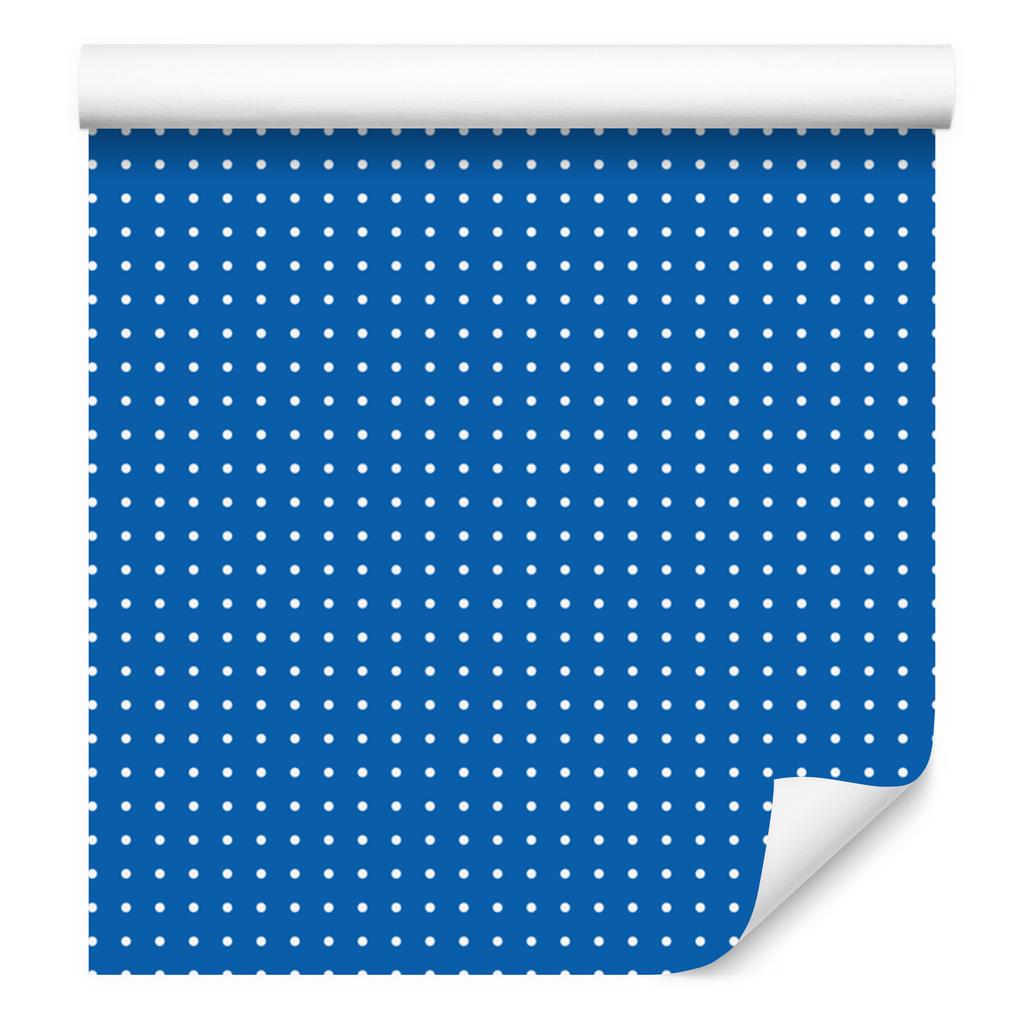 Blue Dots Wallpaper, Soft Forms for Living Room and Bedroom 50x1000
