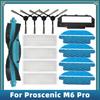 Replacement For Proscenic M6 Pro Robot Vacuum Cleaner Spare Parts Accessories Roller Main Side Brush Hepa Filter Mop Rag Cloth