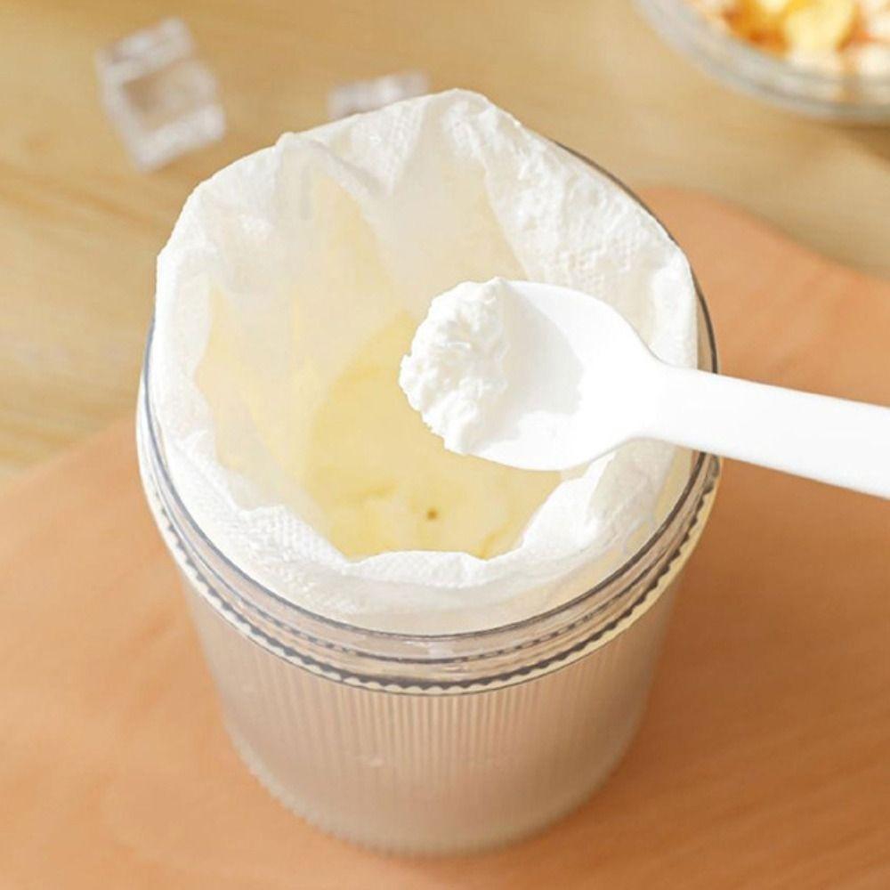 Spring Press Type Yogurt Filter Transparent Body Fruit Juice Filter Whey Separator Breakfast