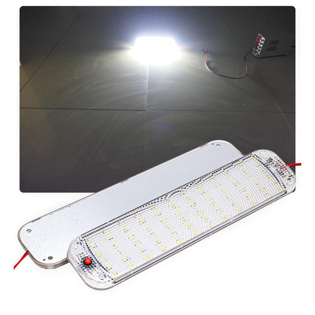 72 LED Panel Light Car Interior Reading Lamp High Brightness Cabin Lights for Truck RV Boats Camper Lights 12V-80V