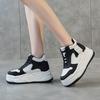 Small Man Thick-soled Heightening Little White Shoes Women's Summer New Versatile Casual Board Shoes Mesh Breathable Women's Shoes