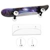 Skateboard Wall Mount Longboard Invisible Clear Hanger Display Rack Shelf for Fits Skateboard Longboard Skis Snowboard